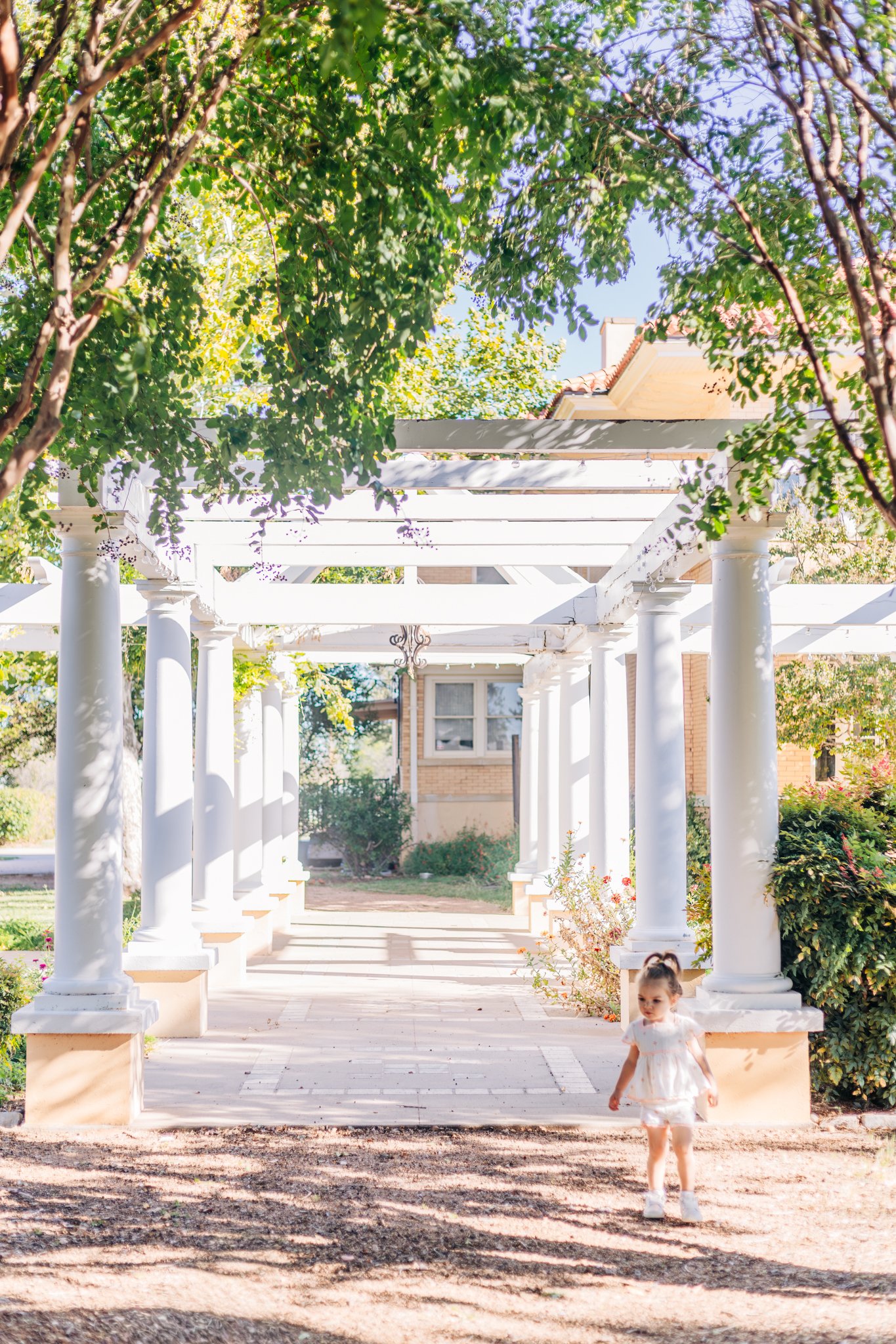 Swenson House Photo Session showcasing a wonderful white altar