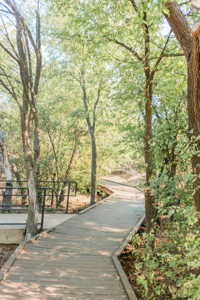 Photo session of walking trail at Kirby Lake