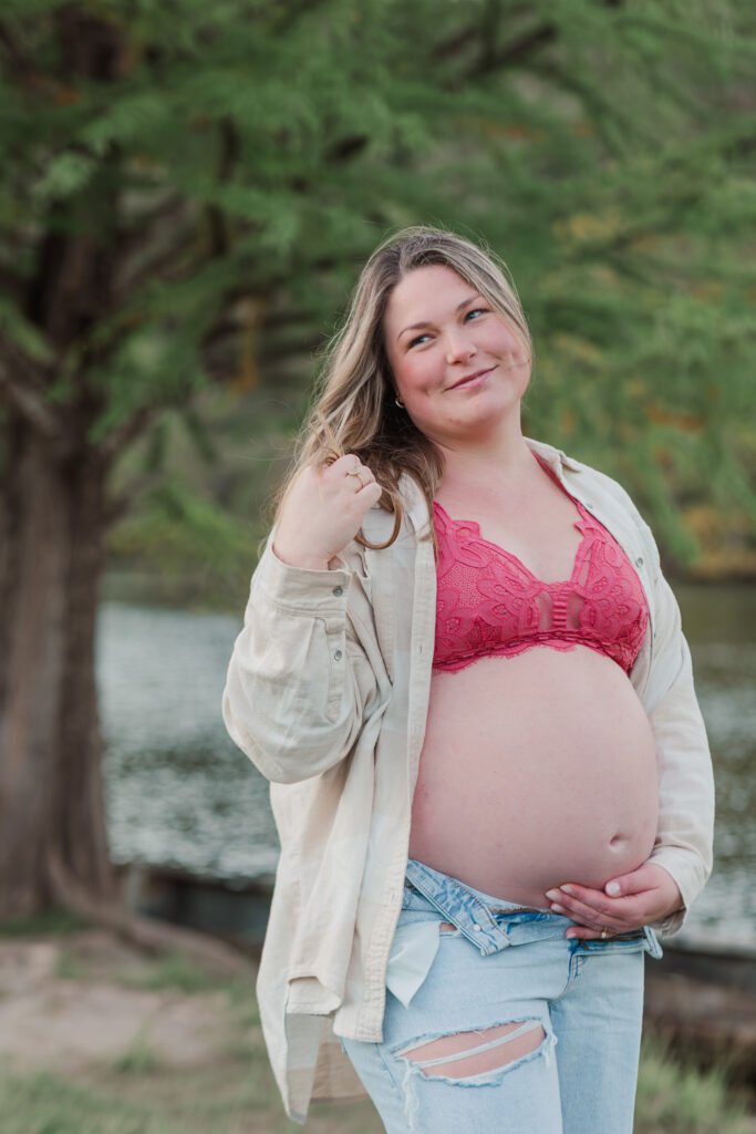 Maternity Session at Commons Ford Ranch