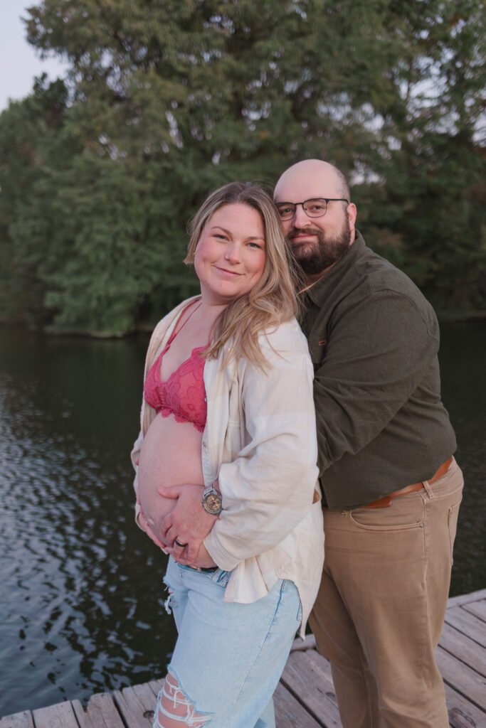Maternity Session at Commons Ford Ranch