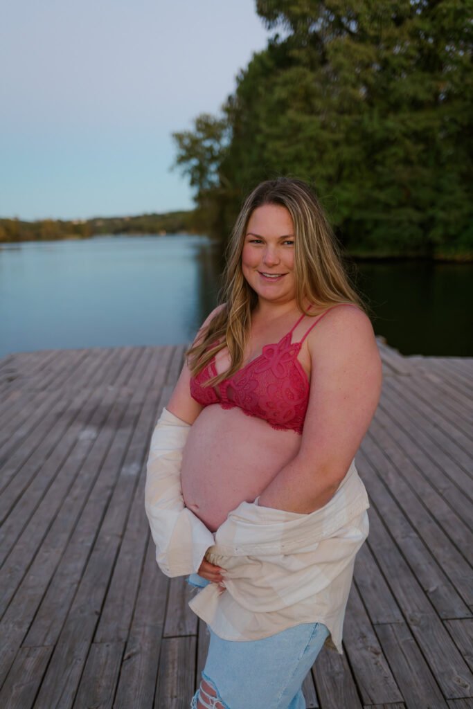 Maternity Session at Commons Ford Ranch
