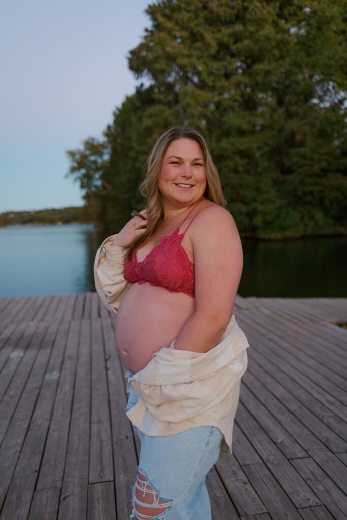 Maternity Session at Commons Ford Ranch