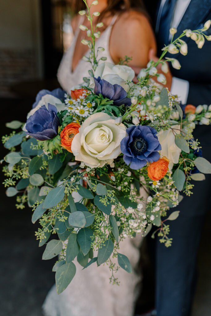 Bride's wedding bouquet